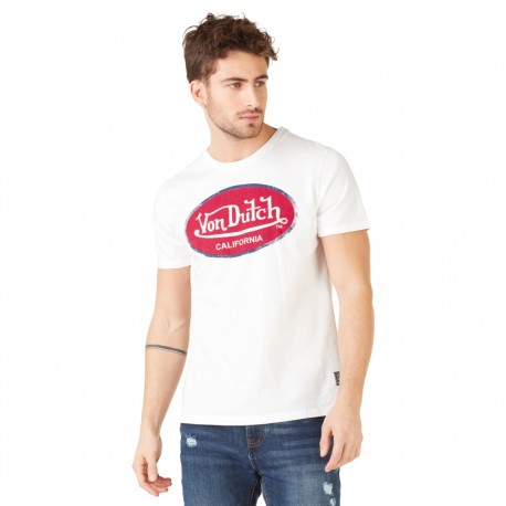 T-shirt homme Von Dutch Aaron'19 Blanc