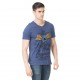 T-shirt homme Von Dutch Eyes'19 Bleu