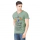 T-shirt homme Von Dutch Eyes'19 Vert Kaki