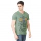 T-shirt homme Von Dutch Eyes'19 Vert Kaki