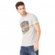T-shirt homme Von Dutch Gas Gris Chiné
